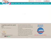 Tablet Screenshot of campingmareblu.net